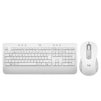 Logitech MK650 Beyaz Kablosuz Q Klavye Mouse Seti