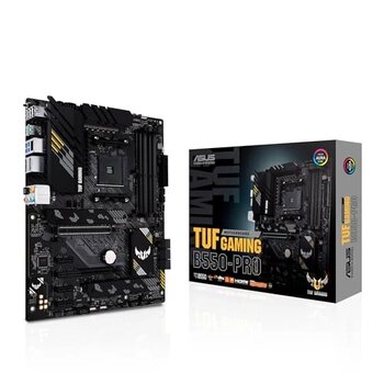 Asus Tuf Gaming B550-Pro Anakart Soketi Amd Ryzen Am4 (Atx, Pcıe 4.0, 2X M.2, 2,5 Gbit/S Ethernet, Sata 6 Gbit/S, Usb 3.2 Gen 2 Tip A Ve Tip C, Aura Sync)