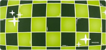 BANSHEE 40x90 XXL Profesyonel Oyuncu Gamer Mousepad Bez Çantalı - 3mm Kaydırmaz Dikişli Yeşil Serisi