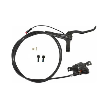 Shimano Mt200 Güç Kesicili Sensörlü Bisiklet Sağ Arka Hidrolik Fren Seti Siyah