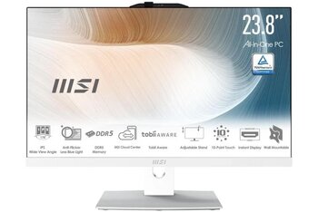 MSI MODERN AM242P 1M-1224EU 8GB DDR5 512GB SSD 23.8 FHD CORE 5 120U W11P BEYAZ AIO PC
