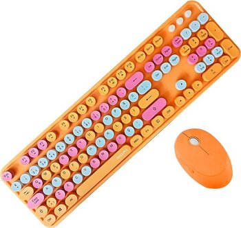 Microcase Mofii AL4259 Turuncu Kablosuz Klavye Mouse Seti