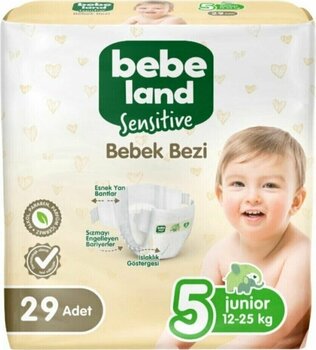 Bebeland Sensitive Bebek Bezi Junior No.5 29 Adet