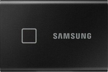 Samsung MU-PC1T0K/WW T7 Touch (Parmak İzi Şifreleme) 1TB USB 3.2 Gen 2 Taşınabilir SSD Siyah  (3 Yıl Samsung Türkiye Garantili)