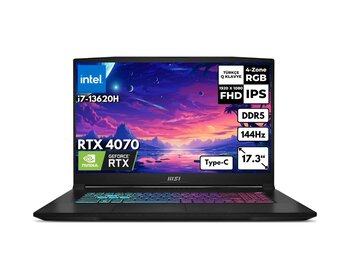Msi Katana 17 B13vgk-1030xtrfr41 I7-13620h 8 Gb Ddr5 1 Tb Ssd Rtx4070 8 Gb 17.3" Fhd W11h Dizüstü Bilgisayar