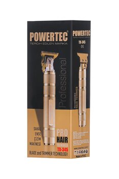 POWERTEC TR-345 Profesyonel Usb Şarjlı Sakal Ense Çizim Makinesi