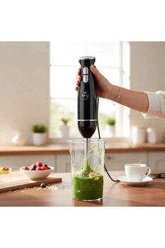 King K1101 Brendola 600W Siyah El Blender