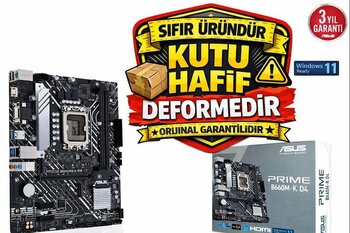 Asus Prime B660m-K D4 Intel Lga1700 Ddr4 Micro Atx Anakart