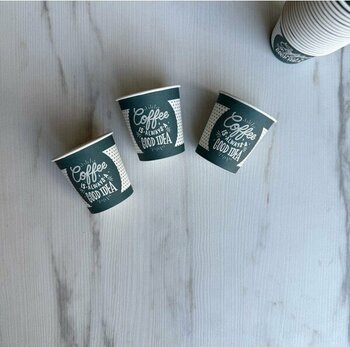 May Cup 4 Oz  Karton Bardak 100 Adet Maycup (Espresso-Türk Kahvesi ) - 1000 ADET