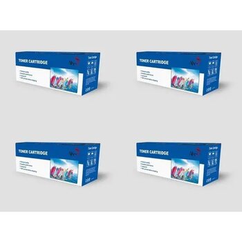 HP 312A - CF380A CF381A CF382A CF383A Tüm Renkler Muadil Toner Seti