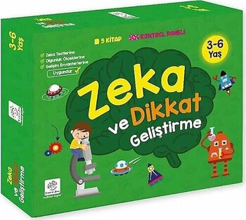 yükselen zeka Zeka Ve Dikkat Geliştirme Seti (3-6 YAŞ)