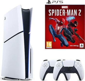 Sony Playstation 5 Slim Diskli (ithalatçı garantili )+2.kol Dualsense + ps5 spider-man 2