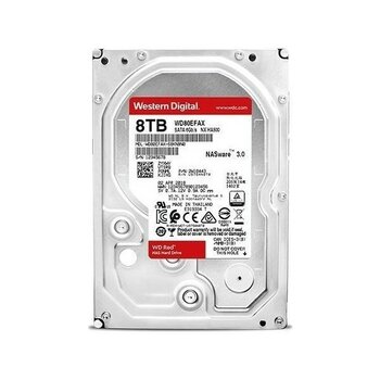 Wd 8tb Red 5400 Rpm 256MB WD80EFAX 3,5" HDD Harddisk