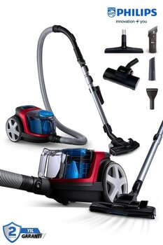 Philips Powerpro CityToz Torbasız Süpürge Powercyclone5 Alergy HEPA 13 Filitreli