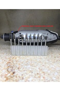 BGA Dremel geleneksel gravür makinesi profesyonel karbür freze seti 10 parça