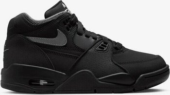 Nike Air Flight 89 Unisex Leather Sneaker Hakiki Deri Günlük Spor Ayakkabı Siyah - 38