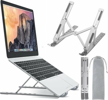 centerstore Alüminyum Ayarlı Laptop Macbook Uyumlu Notebook Yükseltici Tutucu Standı