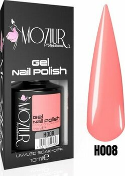 Moziur H008 UV LED Kalıcı Oje 10 ml Açık Pembe Renk ile Mükemmel Manikür