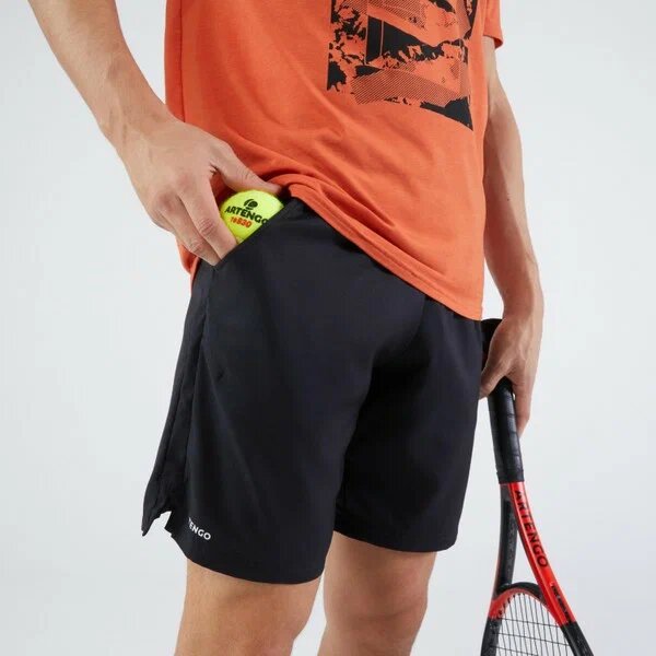 Decathlon ARTENGO Essential+ Siyah S Erkek Tenis Şortu
