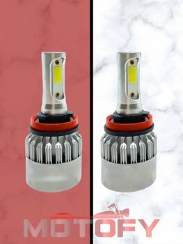 H11 Led Far Ampülü Takımı Beyaz 72w 8400 Lümen 2 Adet