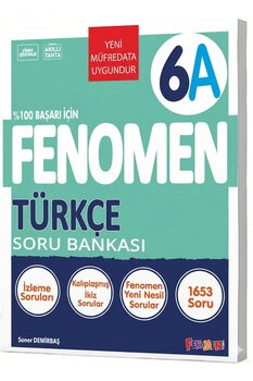 Fenomen Yayıncılık Fenomen 6. sınıf 6A Türkçe Soru Bankası