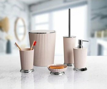 Primanova Nely Bej Akrilik 5 Parça Banyo Seti