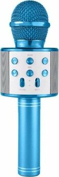 Blupple WS-858 Karaoke Mikrofon Bluetooth, Usb, Hafıza Kartı ve Aux Girişli Mavi Renkli Taşınabilir