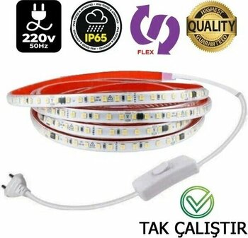 Elektroled Market 220V Şerit LED Amber 7 Metre