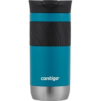 Contigo Byron 2.0 Vakumlu Termos Matara Tek El Kaldır Iç 470ML 2167177 - Mavi - Siyah