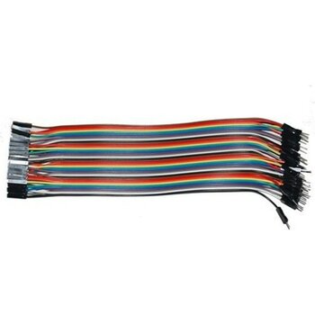 Sanec 40 Adet Erkek-Erkek Jumper Kablo 20 cm