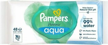 12 Adet Prima Pampers Aqua Pure Islak Havlu 48'lli