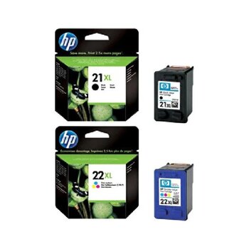 Hp 21xl Siyah Ve 22xl Renkli İkili Kartuş