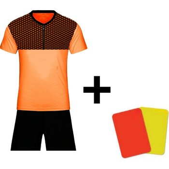Foreak Hakem Forması (Basit Şort+Hakem Kartı) - Neon Turuncu - L