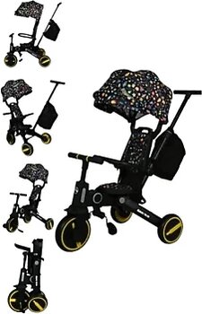 Trike Ebeveyn Kontrollü Çift Yönlü Katlanabilir Bisiklet