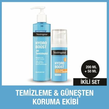 Neutrogena Hydro Boost SPF 50 Nemlendirici + Water Jel Temizleyici