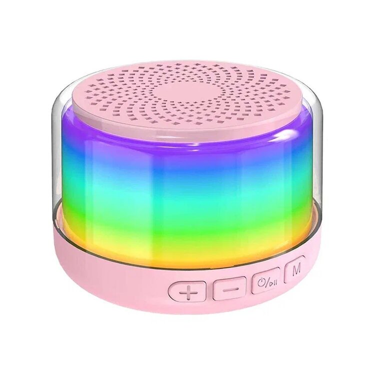 Tenfowee Pembe taşınabilir Bluetooth Hoparlör
