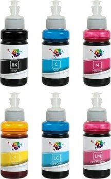 Qc 673 70 ml 6 Renk Epson T6731 T6732 T6733 T6734 T6735 T6736 Uyumlu Kartuş Mürekkep Seti