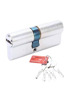 Kale Kilit | 164 Bne Kilit Silindiri, Emniyet Kartlı Bilyalı Kilit Göbeği, Barel 68 Mm, Nikel