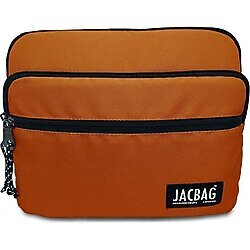 Jacbag Kiremit Turuncu Üç Cepli Tablet Telefon Çantası Kız Çocuk/Kadın