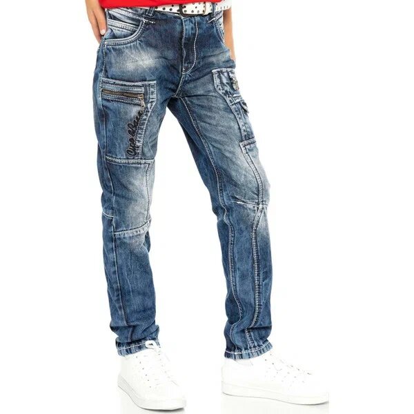 Cipo & Baxx CDK107 Mavi Erkek 7–8 Yaş Jeans