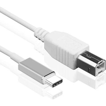 Microcase AL3190 3 metre Beyaz Type-C to USB B Yazıcı Kablosu