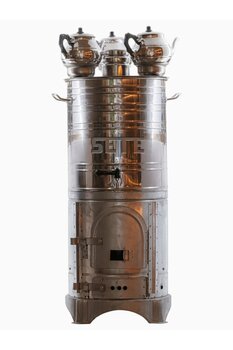 Sete Çelik Semaver 30 lt Tek Musluklu Odunlu Ve Kömürlü