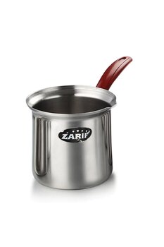 Zarif Çelik Cezve 7 No - Kırmızı Bakalit Kulplu 7 Fincanlık