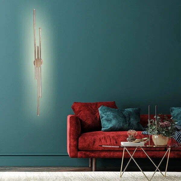Sunlight Dekoratif Üçlü LED Aplik Beyaz Renkli 106 cm Gün Işığı