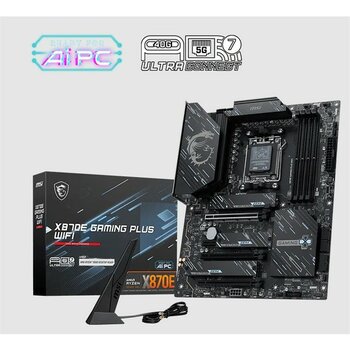MSI Msı X870E Gamıng Plus Wıfı Ddr5 8200MT/S 1xhdmı 3xm.2 USB Am5 Atx(Amd Am5 9000/8000/7000 Serileri Ile Uyumlu)