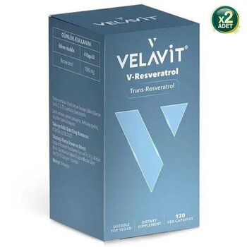 Velavit V-Resveratrol 2x120 Kapsül