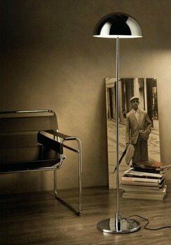 Mylights Krom Lambader Köşe Lambası Yerden Aydınlatma - Siyah