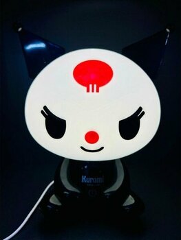 3 Kademe LED Işıklı Çocuk Masa Gece Lambası - Hello Kitty Kuromi My Melody Cınnamoroll - Siyah