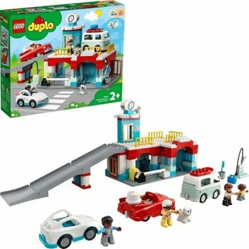 LEGO DUPLO Otopark ve Oto Yıkama 10948 2+ 112 Parça Oyuncak Yapım Seti