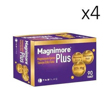 Magnimore Plus Magnezyum 4x90 Tablet